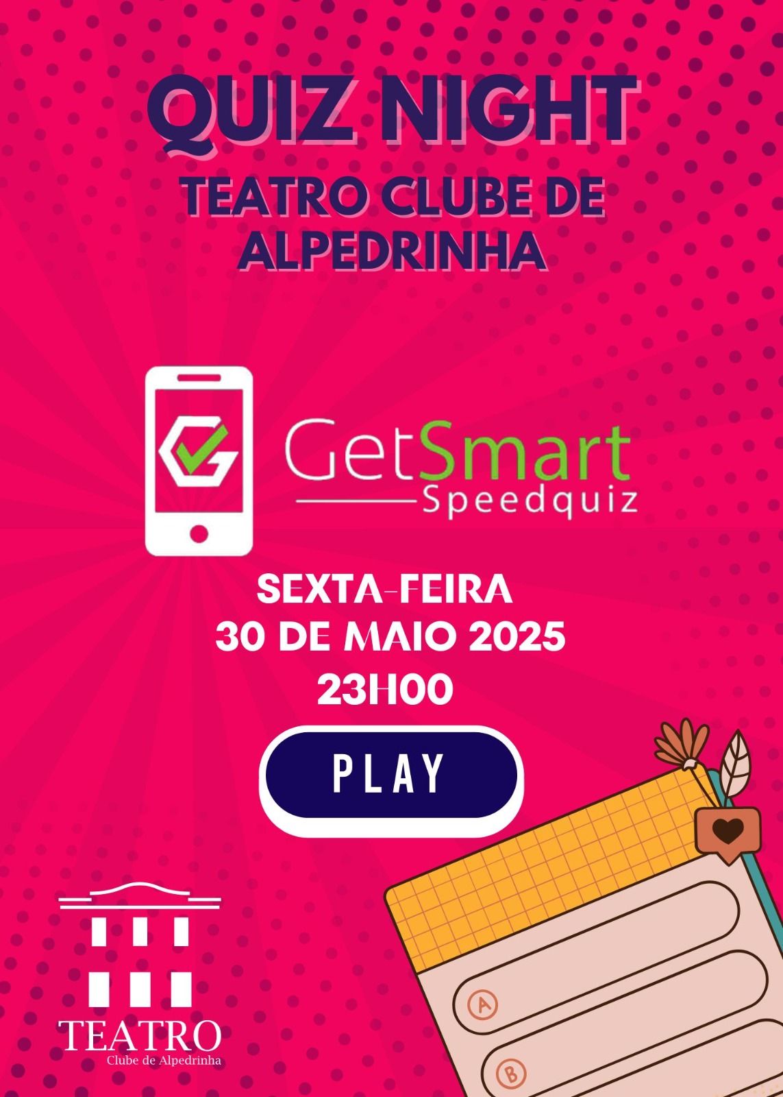 Cartaz de destaque do evento