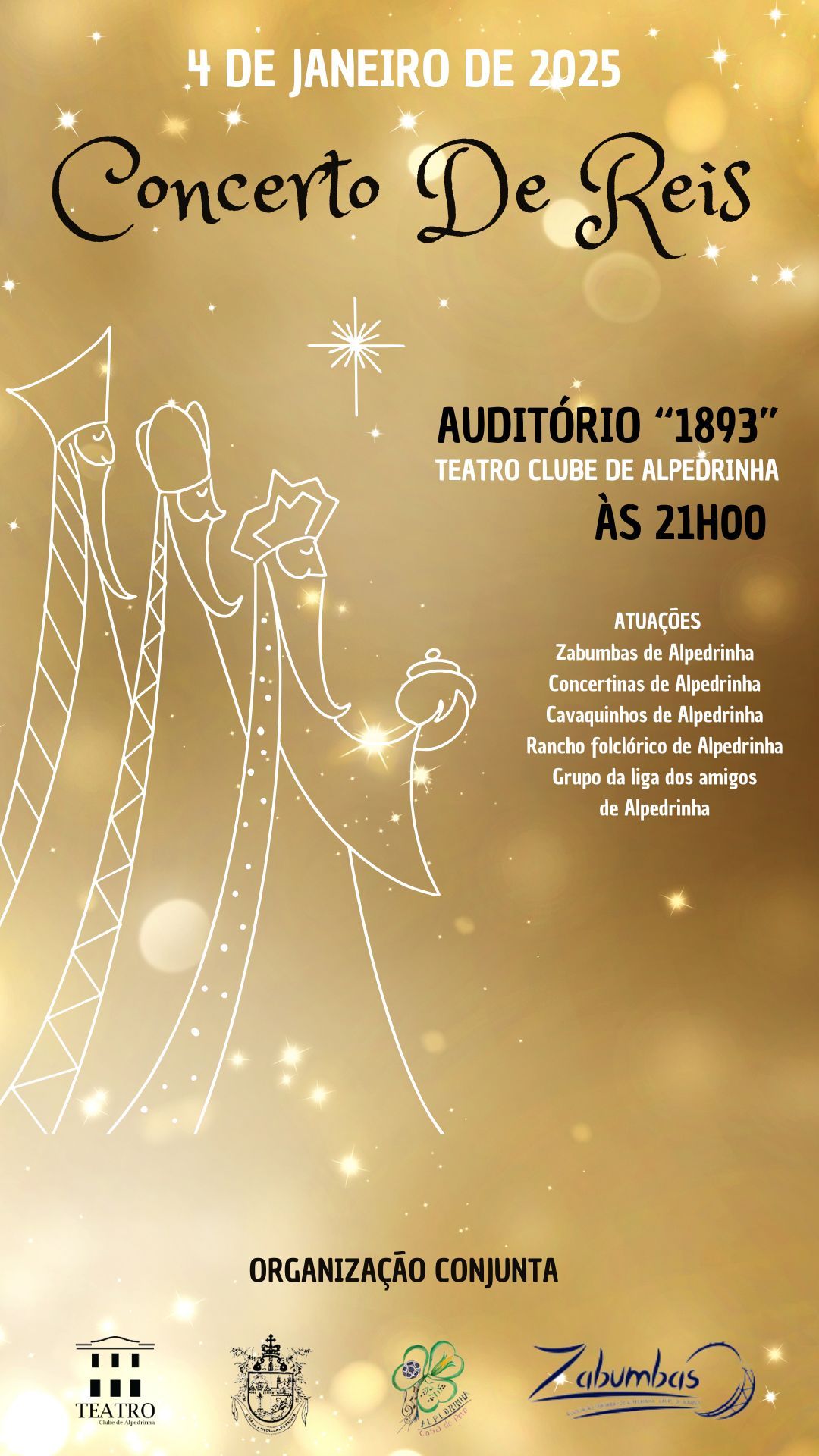 Cartaz de destaque do evento