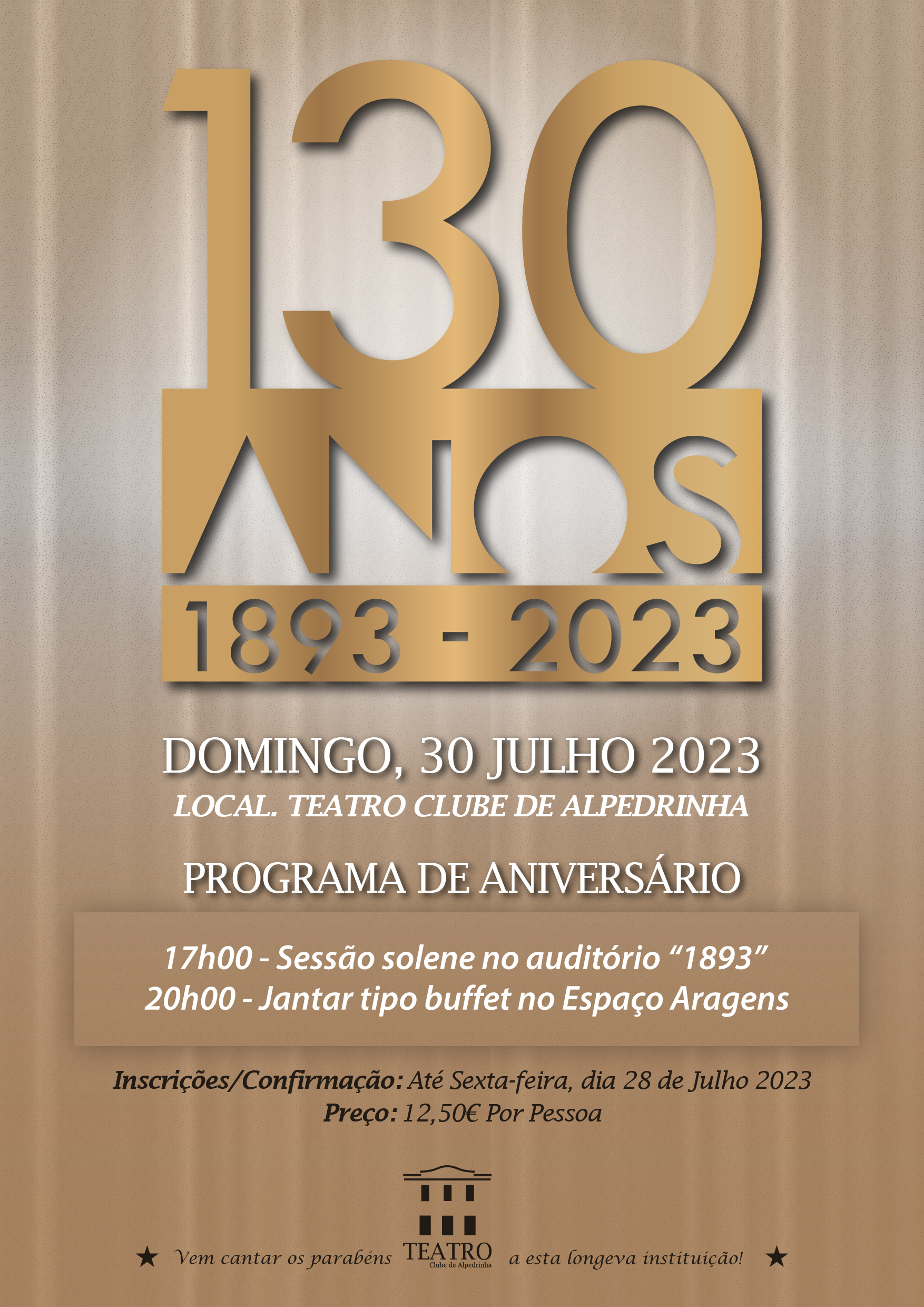 Cartaz de destaque do evento